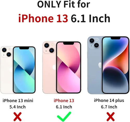 Miniatura 2 de XIZYO Funda para iPhone 13 de 6.1 pulgadas, bonito patrón de ondas, estético, 3D, rizado, ondulado, chapado en purpurina, para mujeres y niñas, Azul