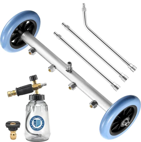 Miniatura 9 de RIDGE WASHER Lavadora a presión para limpieza del chasis, Lavadora a presión de 16 pulgadas para chasis, Lavadora a presión debajo del auto