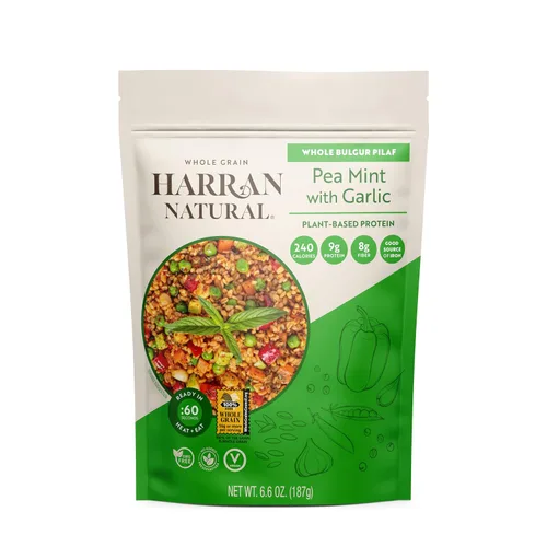 Miniatura 12 de Harran Natural Bulgur Pilaf de grano entero, alto en proteínas, berenjena, tomillo y grosella negra, comida saludable lista para comer, sin OMG, sin
