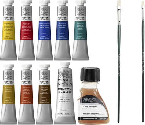 Miniatura 3 de Juego de 6 tubos de pintura al óleo Winsor & Newton, 0.71 fl oz