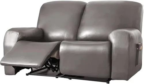 Miniatura 10 de Funda para sofá reclinable de 2/3 plazas, de piel sintética, impermeable, con bolsillo lateral, funda para sillón de masaje, protector de muebles
