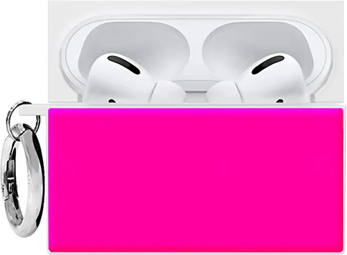 Miniatura 13 de Flaunt Funda cuadrada oficial para AirPods Pro 3 con anillo plateado, compatible con AirPods Pro de 3ª generación, carga inalámbrica, ligera y a