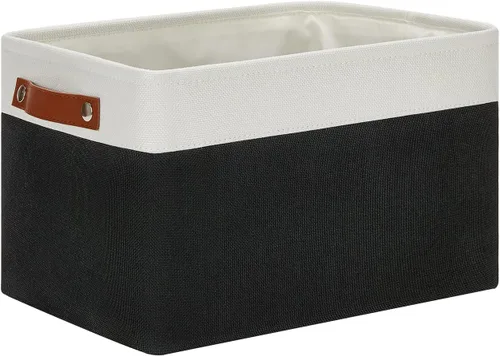Miniatura 28 de DULLEMELO Cesta de almacenamiento pequeña, cesta de papel higiénico, contenedor de almacenamiento estrecho para baño, cesta de baño para organizar