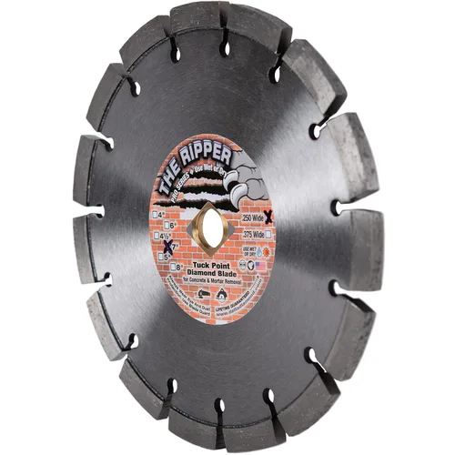 Miniatura 7 de Delta Diamond Ripper Premium - Hoja de diamante de punta de 4 pulgadas, ancho de 1/2 pulgada, para eliminación de mortero (4" X.500)