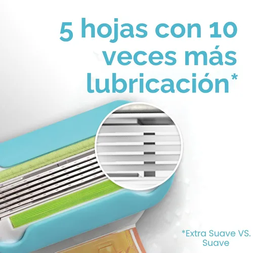 Miniatura 6 de Gillette Venus Kit de maquinilla de afeitar de viaje extra suave para mujer, mini mango + repuesto + funda, regalos de vacaciones para mujeres