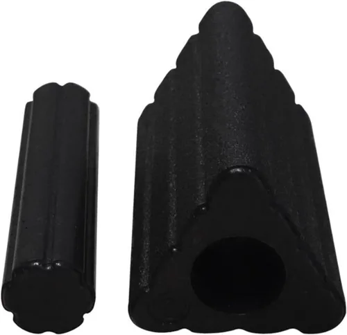 2 en 1 Triángulo Yoga Block EPP rodillo de espuma portátil entrenamiento espalda cuello piernas masaje adulto fácil limpieza columna de yoga