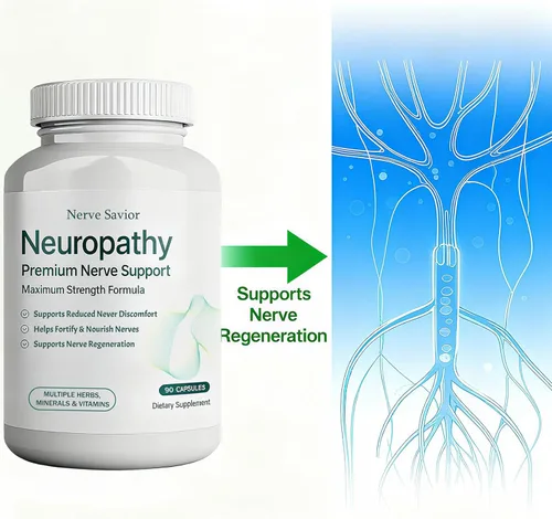 Miniatura 4 de for Neuropaty - 600 mg de ácido alfa lipoico + vitaminas B y mezcla de hierbas para la salud nerviosa, energía natural, 90 cápsulas