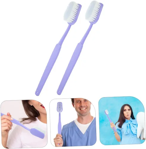 Miniatura 7 de Ipetboom 2 cepillos de dientes gigantes de gran tamaño para divertidas decoraciones de fiesta de Halloween, accesorios de fotos únicos para bodas