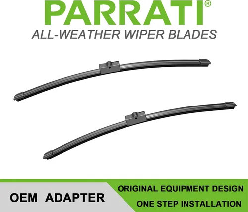 Miniatura 3 de PARRATI® Limpiaparabrisas de repuesto de alta calidad y desempeño de 24 y 24 pulgadas, para todas las estaciones, fácil de instalar y superior