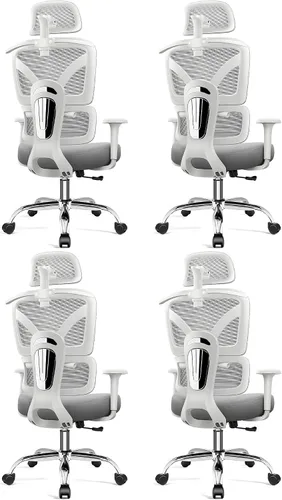 Miniatura 18 de Ergonomic Office Desk Chair, Breathable Mesh Office Chair with Lumbar Support, Computer Desk Chairs Comfy for Home Office, Work, Study, 300LBS
