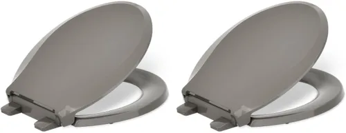 Miniatura 18 de Kohler 4636-RL-47 Cachet ReadyLatch Asiento de inodoro alargado de cierre silencioso, color beige (almond)