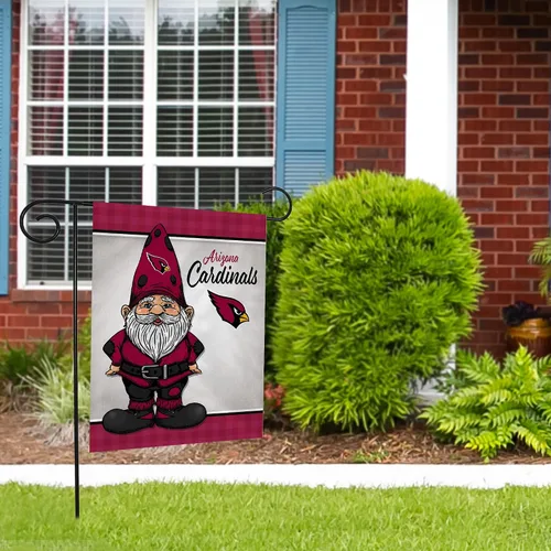 Miniatura 2 de Rico Industries NFL Gnomo - Bandera de jardín de doble cara de 13 x 18 pulgadas