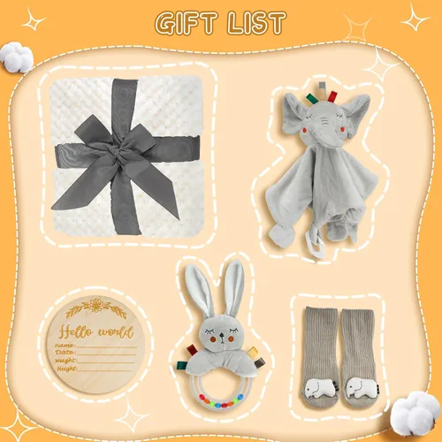 Miniatura 7 de Cesta de regalo para bebé niño, conjunto único de cesta de regalo para bebé, nueva cesta de regalo para bebé niño, nuevo conjunto de cesta de regalo