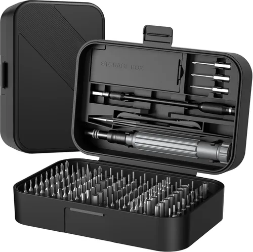 Miniatura 5 de LIFEGOO Juego de destornilladores de precisión 138 en 1 pequeño juego de destornilladores magnéticos con funda, kit de herramientas de reparación