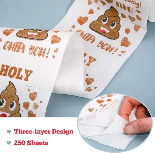 Miniatura 7 de Regalos de cumpleaños 21 para ella y él - Papel higiénico divertido - Decoraciones de cumpleaños 21, suministros de fiesta, regalos - Regalo