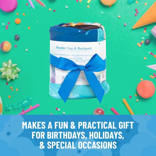Miniatura 6 de Jay Franco Disney Frozen Sparkle Saco de Dormir - Saco de dormir/bolsa de dormir ligero para niños, acogedor y cálido, con Anna y Elsa