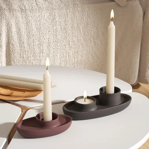 Miniatura 5 de Molde de vela de hormigón Molde de silicona en forma de barco para portavelas DIY Herramientas de decoración del hogar SH0793