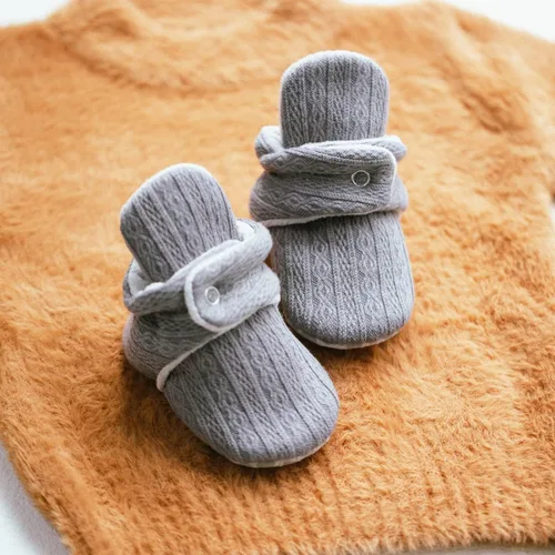 Miniatura 181 de Sawimlgy - Botines de algodón antideslizantes para recién nacido, con agarre, para cuna o para el invierno