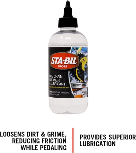 Miniatura 2 de STA-BIL SPORT Limpiador y lubricante para cadenas de bicicleta: evita el óxido en cadenas, cables y desviadores, lubricante premium, fácil