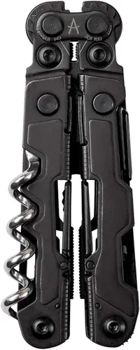 Miniatura 4 de SOG PowerLitre - Mini herramienta multiusos con 19 herramientas ligeras, herramienta compacta de 5 pulgadas de largo con cuchillo, destornillador
