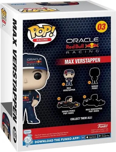 Miniatura 2 de Funko Pop! Vinyl: Formula 1 - Max Verstappen - Red Bull F1 - Figura de vinilo coleccionable - Idea de regalo - Producto oficial - para niños