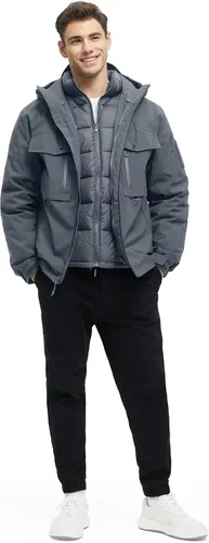 Miniatura 6 de Men's 3 in 1 Waterproof Winter Jackets Ski Warm Snow Rain Coat Puffer Liner Hood Windbreaker