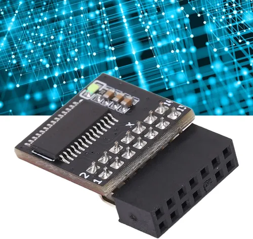Miniatura 3 de TPM 2.0 módulo LPC 14pin tarjeta remota tarjeta de cifrado de seguridad para componentes electrónicos