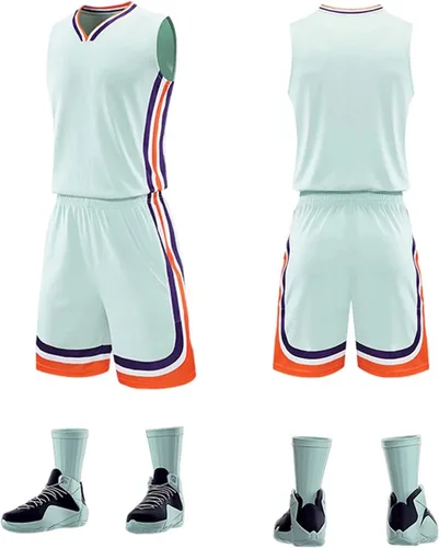 VOLLENC Camisetas de baloncesto para adultos para niños, ropa deportiva transpirable que absorbe el sudor, ropa de entrenamiento, traje deportivo