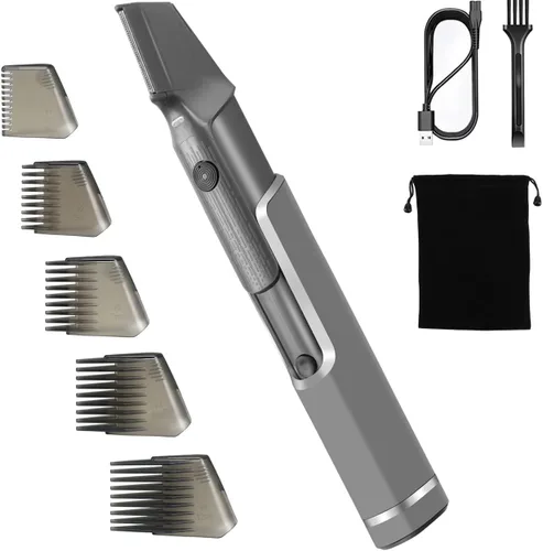 Cortadora de pelo corporal para hombre, herramientas de corte de pelo, cuello, espalda, facial, recortadora de pelo de barba, como se ve en la