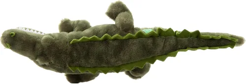 Miniatura 9 de The Petting Zoo Peluche de cocodrilo, regalos para niños, animales salvajes del zoológico Onez, juguete de peluche de cocodrilo de 22 pulgadas