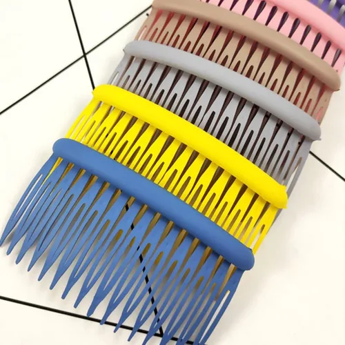 Miniatura 5 de 12 peines laterales para mujer, peinetas de peluquería para peinar, elegantes peines para uso doméstico, adecuados para todo tipo de cabello, peines