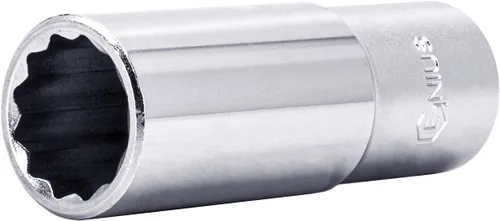 Miniatura 2 de Genius Tools 477825 1/2" Dr. 25/32" Deep Hand Socket (12 Point)