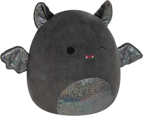 Miniatura 2 de Squishmallows Original Emily el Murciélago de 8 pulgadas con orejas y barriga brillantes - Peluche ultrasuave de tamaño mediano oficial de Jazwares