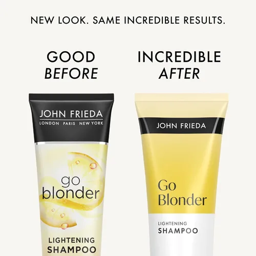 Miniatura 2 de John Frieda Go Blonder Blonde - Champú iluminador para cabello rubio, aclarado y brillo gradual, 8.3 onzas líquidas