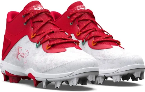 Miniatura 2 de Under Armour Harper 8 Mid TPU Jr - Tenis de béisbol unisex para niños
