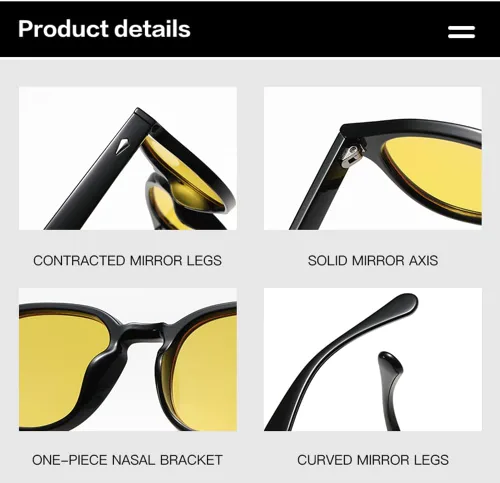 Miniatura 6 de Gafas Retro Redondas de Bloqueo de Luz Azul para Hombres y Mujeres, Montura Vintage sin Prescripción para Lectura de Computadora