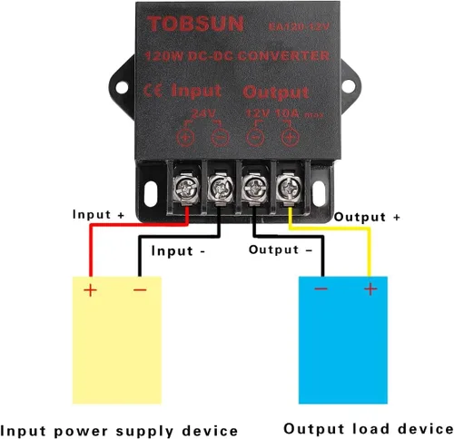 Miniatura 3 de DC 24V a DC 12V 10A 120W Convertidor Reductor Step Down Buck Regulador de Voltaje Reductor Convertidor de Energía Mini Módulo Transformador 12V
