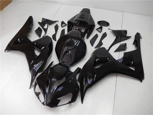 Miniatura 2 de Carenado negro brillante para Honda 2006 2007 CBR1000RR CBR 1000RR nueva inyección ABS plásticos cuerpo kit cuerpo trabajo 06 07