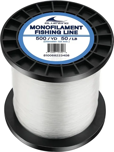 Miniatura 22 de BLUEWING Sedal de pesca monofilamento 6,8,10,12,15,20,25,30,40,50,60,80,100,130,250,300,400 libras, 50,100,500,1000,3000 yardas, hilo de pescar mono