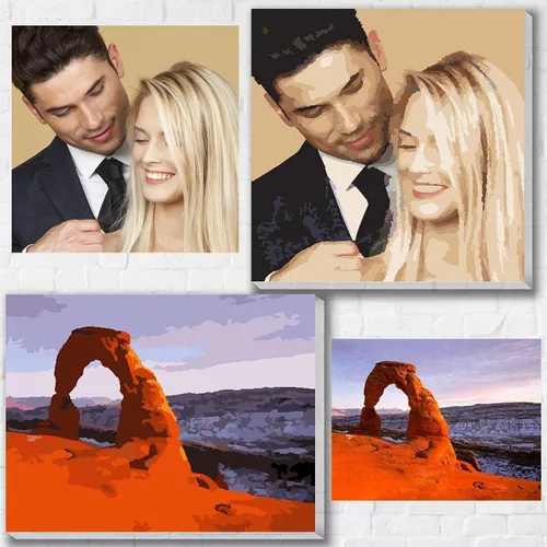 Miniatura 6 de Texture of Dreams Kit de pintura personalizada por números para adultos, pintura acrílica, pintura al óleo sobre lienzo enmarcado y estirado
