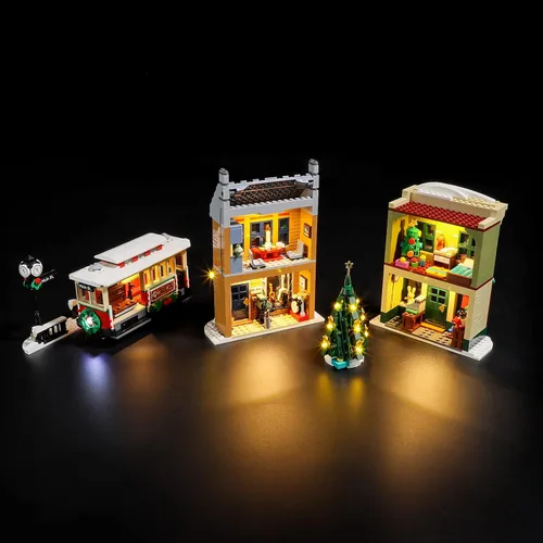 Miniatura 4 de LIGHTAILING Luz para Lego-10308 Christmas-High-Street - Kit de iluminación LED compatible con el modelo de bloques de construcción Lego - NO