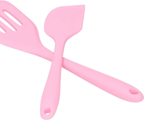 Miniatura 7 de Juego de utensilios de cocina de silicona, juego de espátulas de silicona antiadherentes resistentes al calor, incluye batidor de huevos, pala