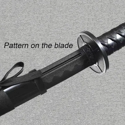 Miniatura 7 de Espada de entrenamiento de polipropileno para artes marciales, espada Katana de práctica con funda, para juegos de rol y actuaciones en escenario