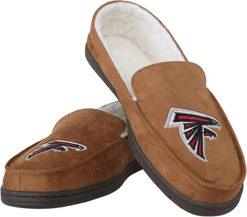 Miniatura 53 de FOCO Mens NFL Team Logo Moccasin Slippers Beige