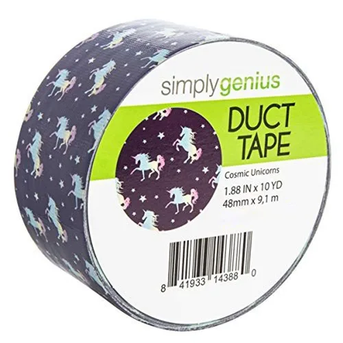 Simply Genius - Cinta adhesiva resistente con patrones y colores para niños y adultos, cinta para bricolaje, manualidades y arreglos en casa, 1