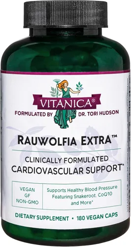 Miniatura 9 de Vitanica Rauwolfia Extra, Suplemento de apoyo cardiovascular, vegano, 90 cápsulas