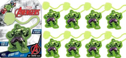 Miniatura 7 de JA-RU Marvel Spiderman & Hulk - Juguetes elásticos a presión para manos adhesivas (paquete de Spiderman) Superhéroes para manos elásticas