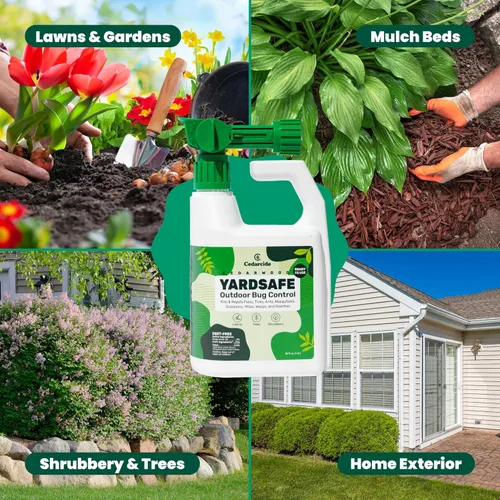 Miniatura 4 de Outdoor YardSafe Mata y repele mosquitos, garrapatas, pulgas, ácaros y más con aceites esenciales naturales, seguro para familias y mascotas