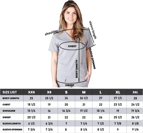 Miniatura 7 de Camiseta quirúrgica súper suave y ultra cómoda para mujer