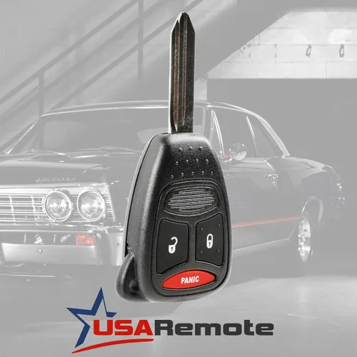 Miniatura 2 de Llavero compatible con Dodge Caliber Dakota Durango Magnum Nitro Ram / Mitsubishi Raider 2004 2005 2006 2007 2008 2009 2010 2011 2012 (KOBDT04A)